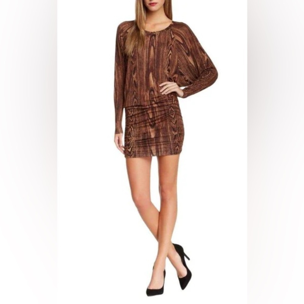 BCBGMaxAzria Machiato Olive Knit Dress NWT Brown XXS